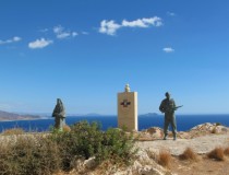 Памятник монахам, спасшим монастырь Превели