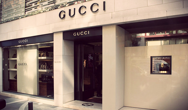 Магазин Gucci. Описание места