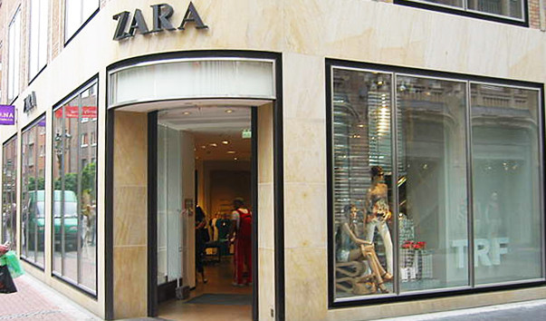 Магазин Zara. Описание места
