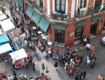 Рынок антиквариатов в районе Сан Тельмо