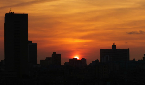 Закат в Гаване