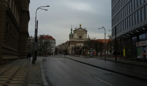 в Праге