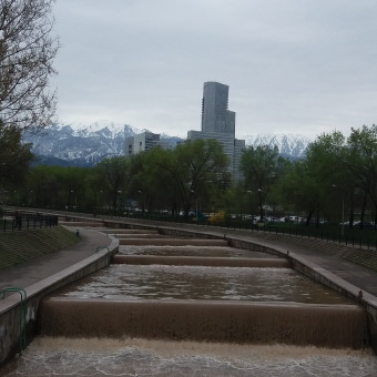 Алматы. День после ночного дождя