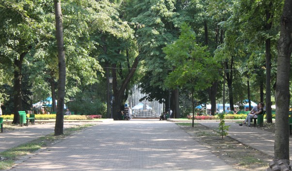 В парке Стефана Великого