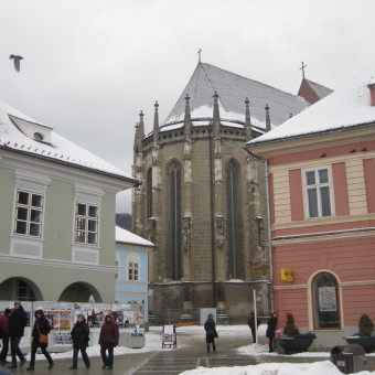 Брашов, Румыния, зима 2013