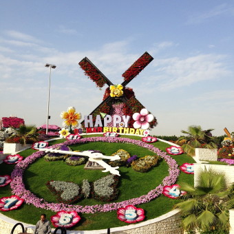 Сад цветов в Дубае