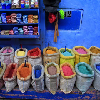 Марокко. Шефшауэн - город небесного цвета.