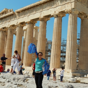Акрополь , Афины, Греция, август 2014 год 