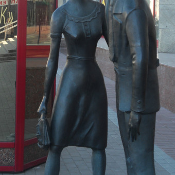 Коллекция фото уличных скульптур Минска