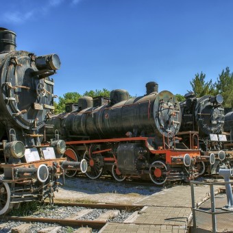 Музей паровозов в Чамлыке ( Измир )