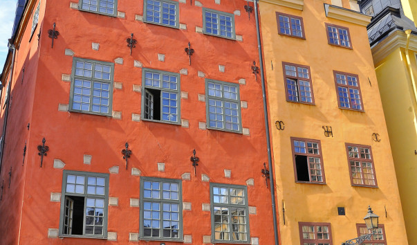 Площадь Стурторьет / Stortorget. Стокгольм.