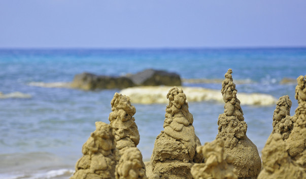 Coral Bay_Cyprus / Замки из песка. Пляж Корал Бей. Пафос.
