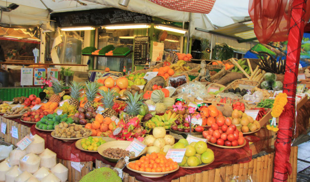 63 Старинный продовольственный ранок Виктуалиенмаркт Viktualienmarkt_