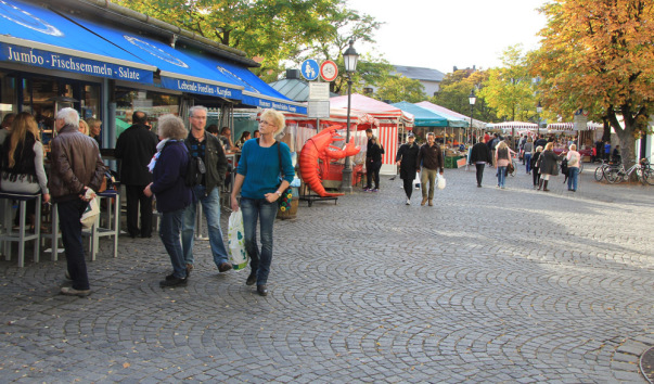 63 Старинный продовольственный ранок Виктуалиенмаркт Viktualienmarkt