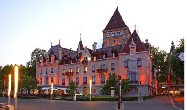 Лозанна. Отель Chateau d Ouchy