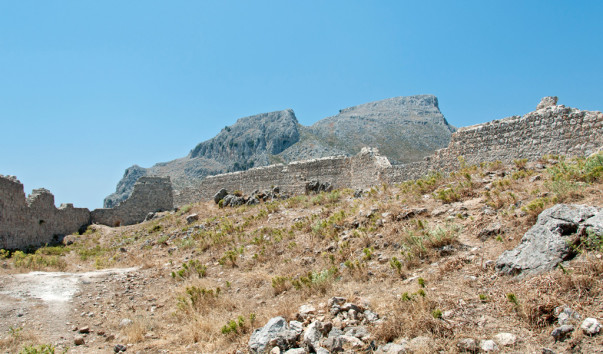 Archangelos - Руины замка Св. Иоанна (1320 г.)