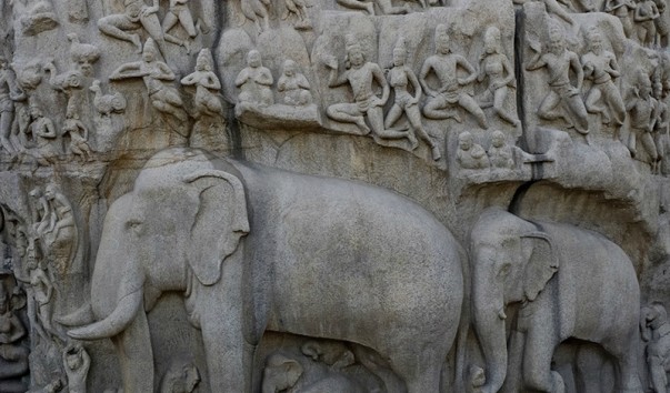 Mamallapuram - барельеф Спуск Ганга