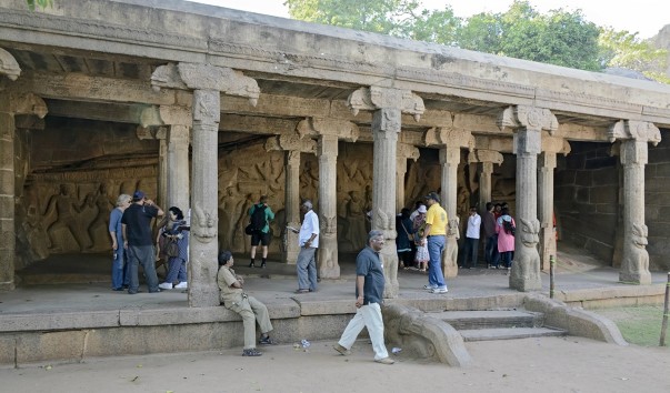 Mamallapuram - мандапа Кришны
