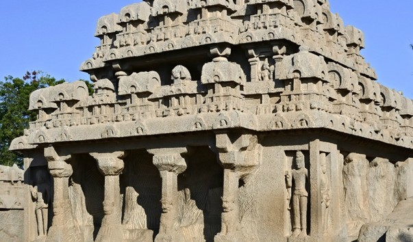 Mamallapuram - Панчратхи - Дхармараджа Ратха