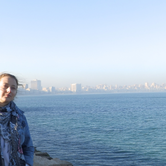 Египет, Александрия, Набережная Средиземного моря в январе 2018