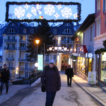 АВСТРИЯ.  БАД ГАШТАЙН (Bad Gastein) ВЕЧЕРОМ