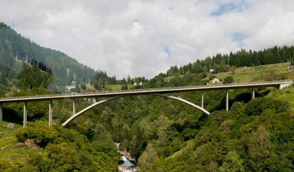 Дорога Лихтенштейн - Швейцария