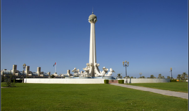 Шарджа. Al Itihad Park. Фонтан.