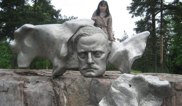 Хельсинки.Памятник Сибелиусу.