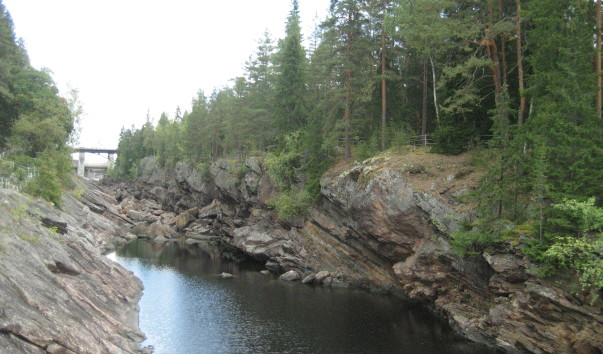 Каньон водопада Иматранкоски.