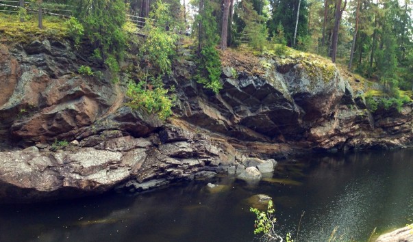 Каньон водопада Иматранкоски.
