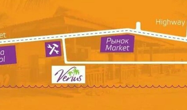 venus lounge bar muine direction map