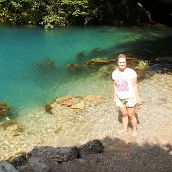 Голубое озеро и водопад "Мужские слезы", Абхазия