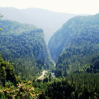 Юпшарский каньон, Абхазия